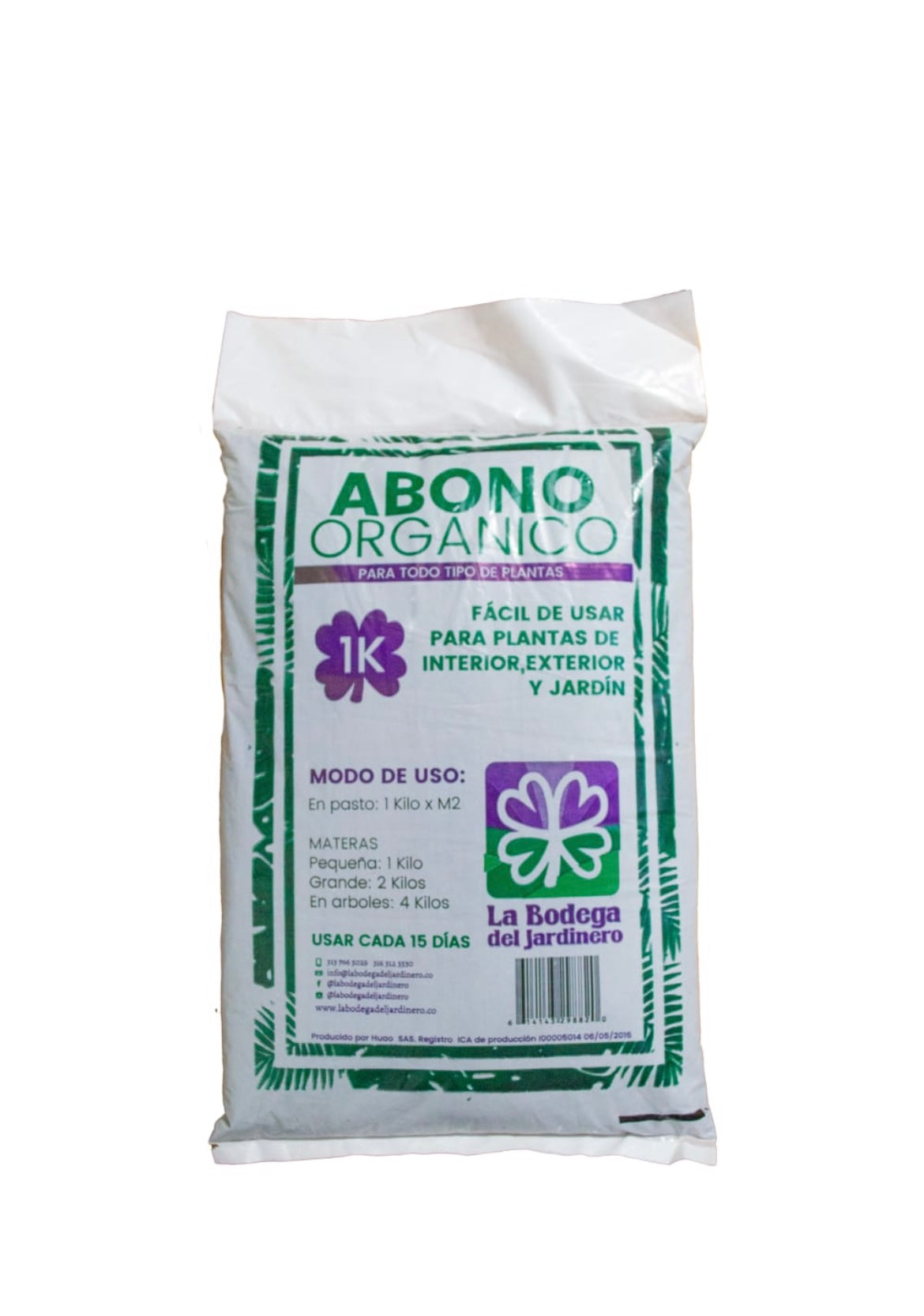 ABONO ORGANICO PRESENTACION 1K